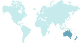 Aus & NZ World Map