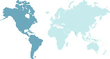 North & South America World Map
